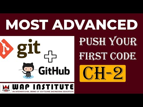 Ch-2 Git And Github - How to push or upload your first source code on github using gitbash in hindi