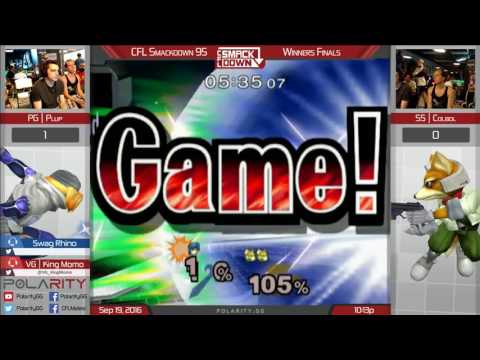 CFL Smackdown 95 Melee - PG Plup (Sheik, Fox) vs SS Colbol (Fox, Marth) - Winners Finals