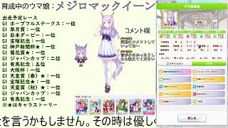 休憩がてらにマックイーン育成[ウマ娘]