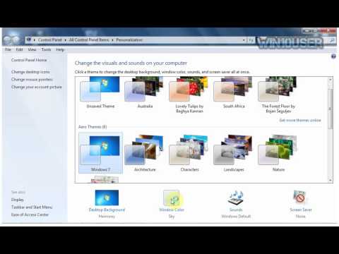 Windows 7 Tips : How to change taskbar color without software
