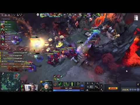 Ultra late game high ground attempt - Entity vs Gaimin Gladiators - DreamLeague Season 21
