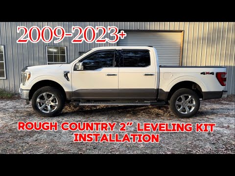 2009-2023+ Ford F150 2\" Rough Country Leveling Kit Installation