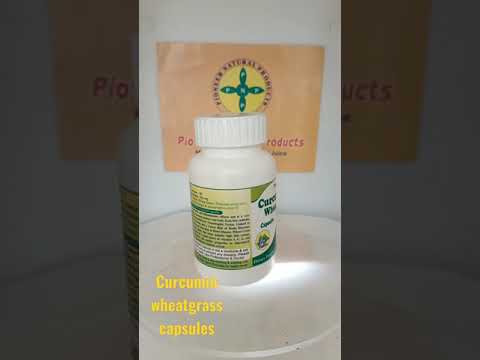 Pioneer curcumin wheatgrass capsules, non prescription