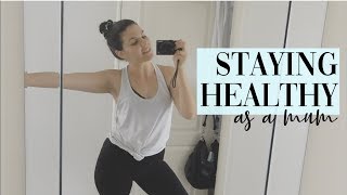 How to START A HEALTHY LIFESTYLE after a Baby | Day in my life VLOG