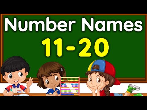 Number names | Number Names 11- 20 | Number spelling | Learn Numbers | Number 11 to 20 | #numbername