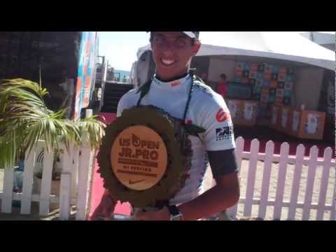 US Open of Surfing | SurfGeek.TV Exclusive video footage of Jr Pro Men's Champion Felipe Toledo