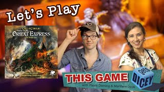 Let's Play Horror on the Orient Express Board Game - This Game Gets Dicey!