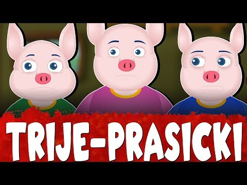 Trije prašički | OTROŠKE PRAVLJICE | Three Little Pigs Fairy Tale in Slovenian