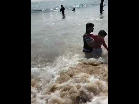 Puri r beach e baba r cheler enjoy ❤️