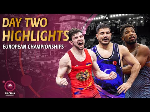 Semi Finals Highlights from Day 2 at the European Championships 2022 #WrestleBudapest