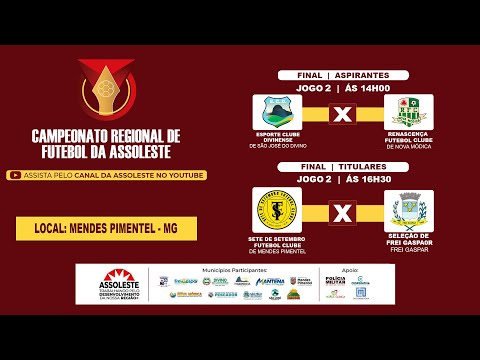 CAMPEONATO REGIONAL DE FUTEBOL DA ASSOLESTE || GRANDE FINAL || ASPIRANTE E TITULAR