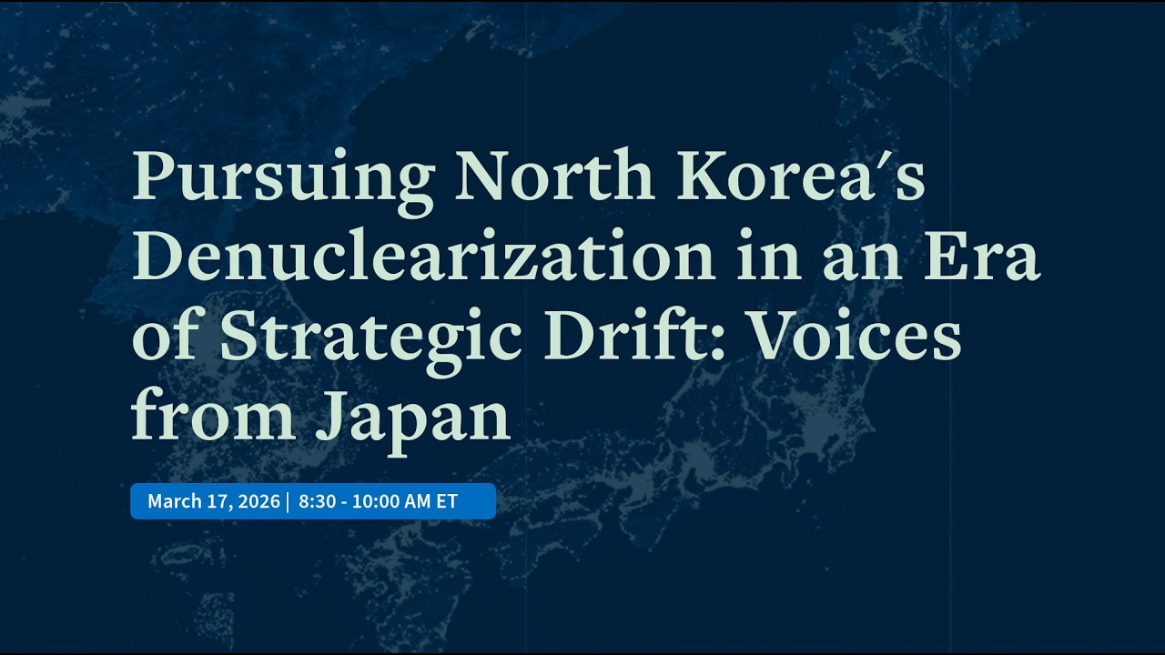 Pursuing North Korea's Denuclearization in an Era of Strategic Drift: Voices from Japan