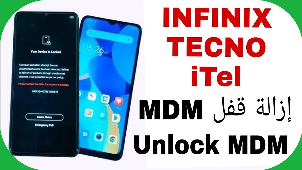 All infinix - Tecno - iTel MDM Remove Official Service | إزالة حماية MDM لكل هواتف تيكنو و انفنكس 