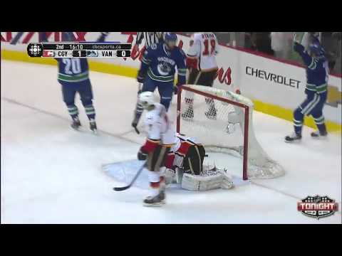 Canucks vs Flames Highlights 1/18/14