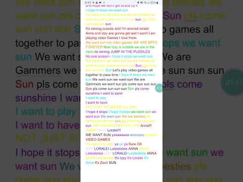 WE WANT SUN (BY JUST KIDS 04)