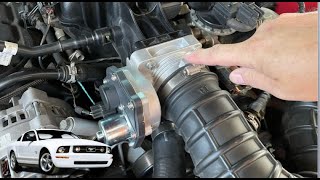 How To Replace Throttle Body On A 2005-2009 Ford Mustang V6
