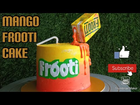 Mango Frooti Cake | Trending Cake | खाके पियो या पीके खाओ 😄|