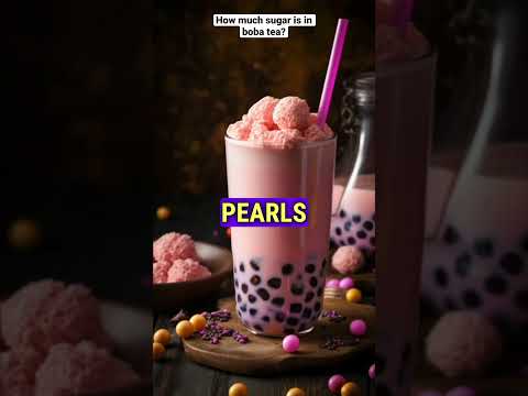 How much sugar is in boba tea?