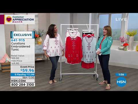 Curations Embroidered Tunic