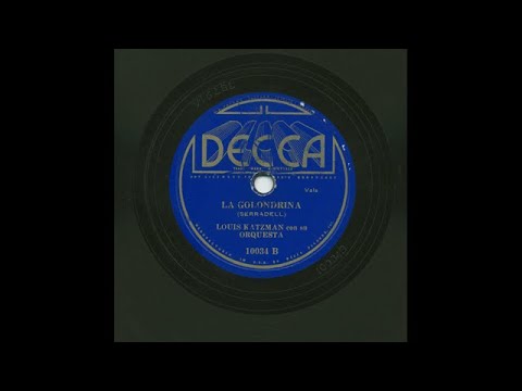 Louis Katzman - La Golondrina - Decca 10034B
