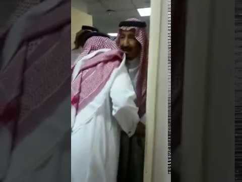 الملك سلمان يزور الشيخ بدر بن هزاع الدويش للمرة الثانية