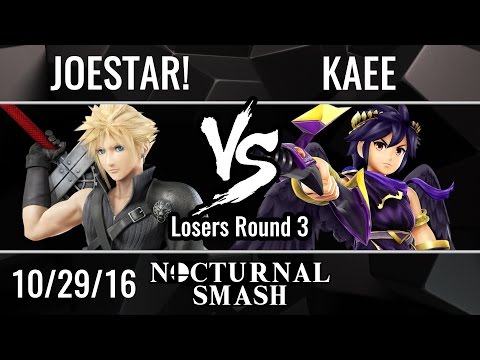 JOESTAR! vs OC.KAEE - Losers Round 3 - Nocturnal Smash Tournament - Smash Bros. Wii U