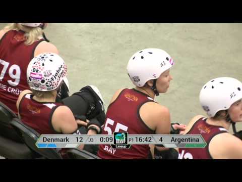 Denmark vs Argentina Roller Derby World Cup 2014