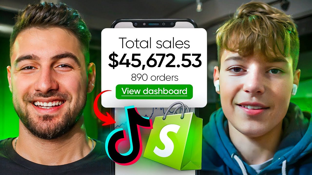 $45,672/Month At 16 Years Old With TikTok Organic Dropshipping | Case Study