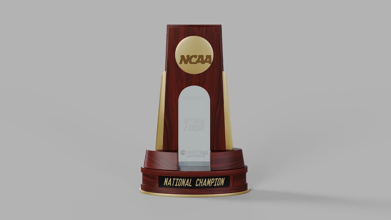College Basketball Championship Trophy - 3D Model