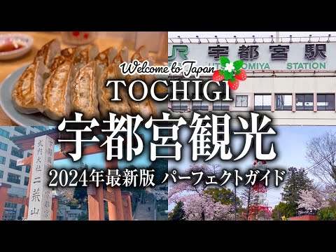 ㊗️10万再生㊗️【宇都宮観光 最新版】ここだけは押さえておきたい！地元民に案内された桜満開の栃木旅行オススメスポット 宇都宮グルメ 餃子 宇都宮みんみん 二荒山神社 宇都宮タワー 来らっせ