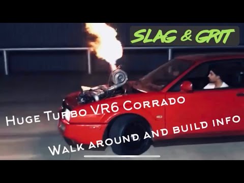 Huge Turbo flamethrower VW Corrado VR6!!