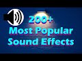 200 Most Popular Sound Effects Of 2025 No Copyright