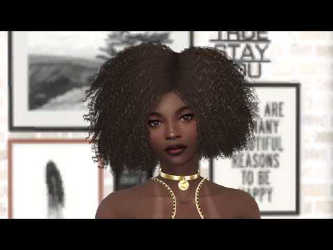 sims game custom sim download black girls female Destiny Duval by Bonita100 Cas Video Preview