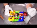 M M Chocolate Bars Ice Cream Rolls ASMR
