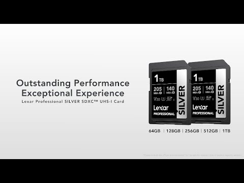 Lexar® Professional SILVER SDXC™ UHS-I Card
