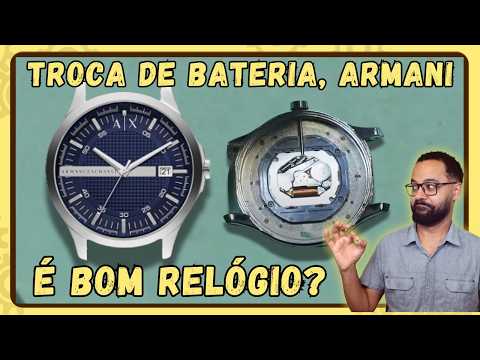 Armani Exchange battery and strap replacement, is it a good watch? Ezequias Relojoeiro