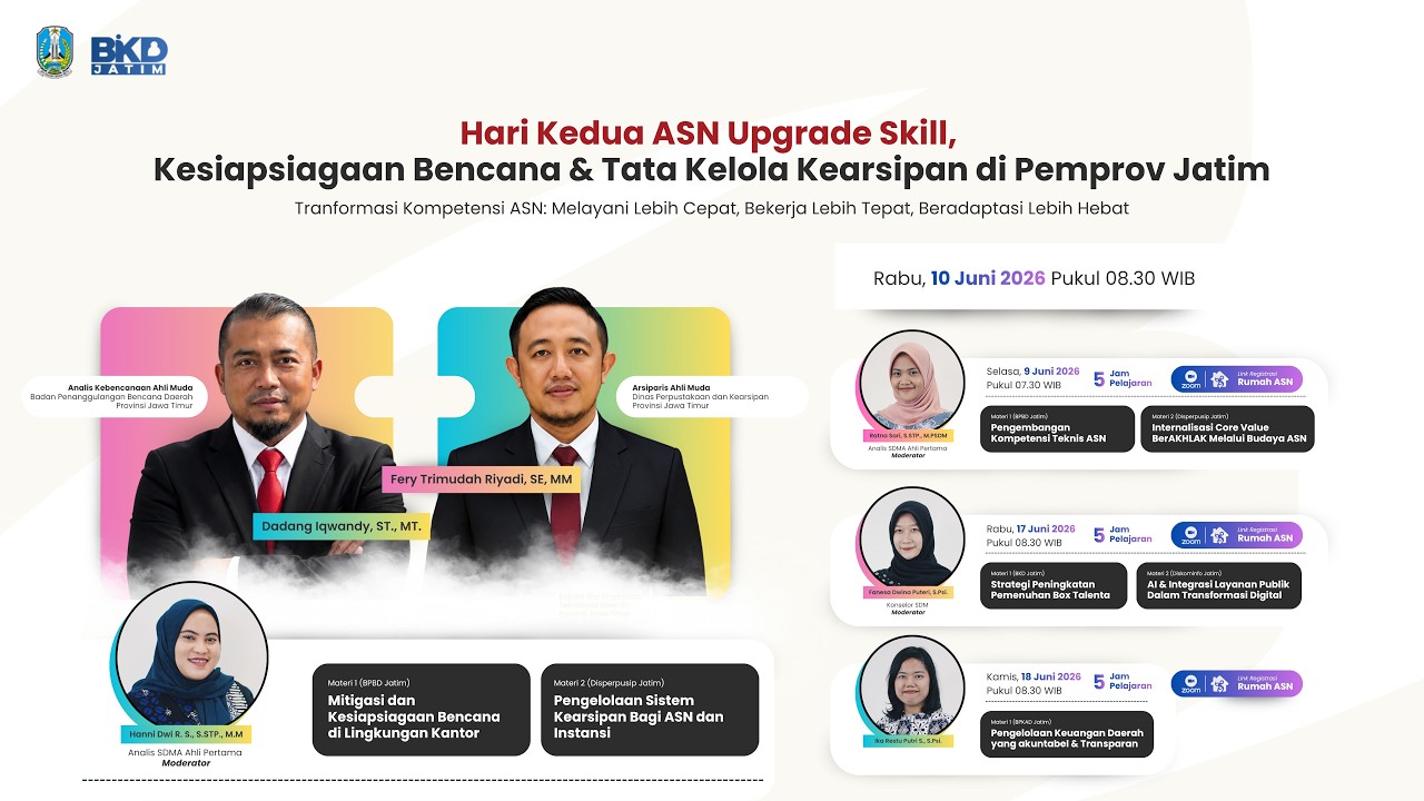 #2 Kesiapsiagaan Bencana & Tata Kelola Kearsipan di Pemprov Jatim
