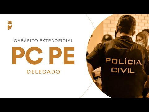 Gabarito Extraoficial PC PE (Delegado)
