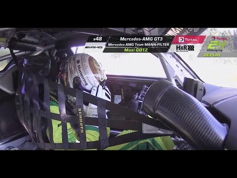 Maxi Gotz crash at the 24 Hours of Nurburgring