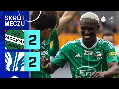 Radomiak - Lech | SKRÓT | Dramat „Kolejorza”! Stracili wygraną i szanse na mistrza? | Ekstraklasa