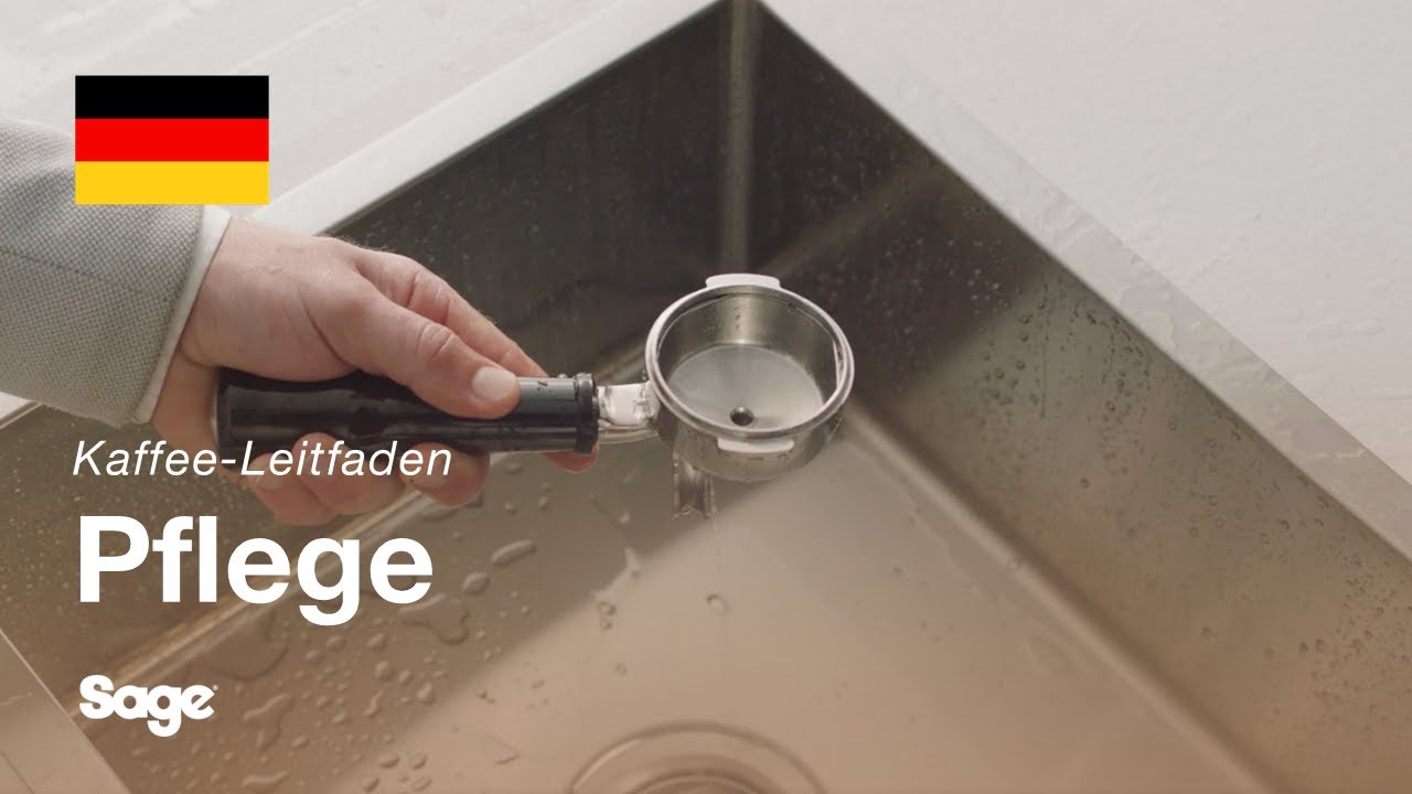 Ausspülen der Siebeinsätze