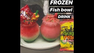 HOW TO MAKE A THREE LAYER FISH BOWL DRINK