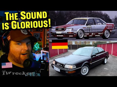 American Reacts to Audi V8 Quattro Sound/Racing/Tour
