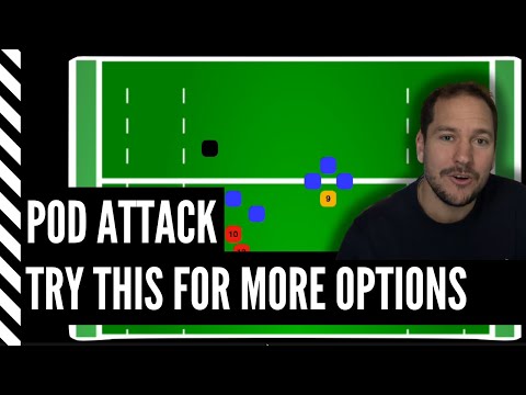 Rugby Attack Pod Variations - Ideas for Coaches to Create More Opportunities from Pod Attack