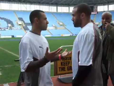 Jay Sean Time for some football! with Craig david and Taio Cruz