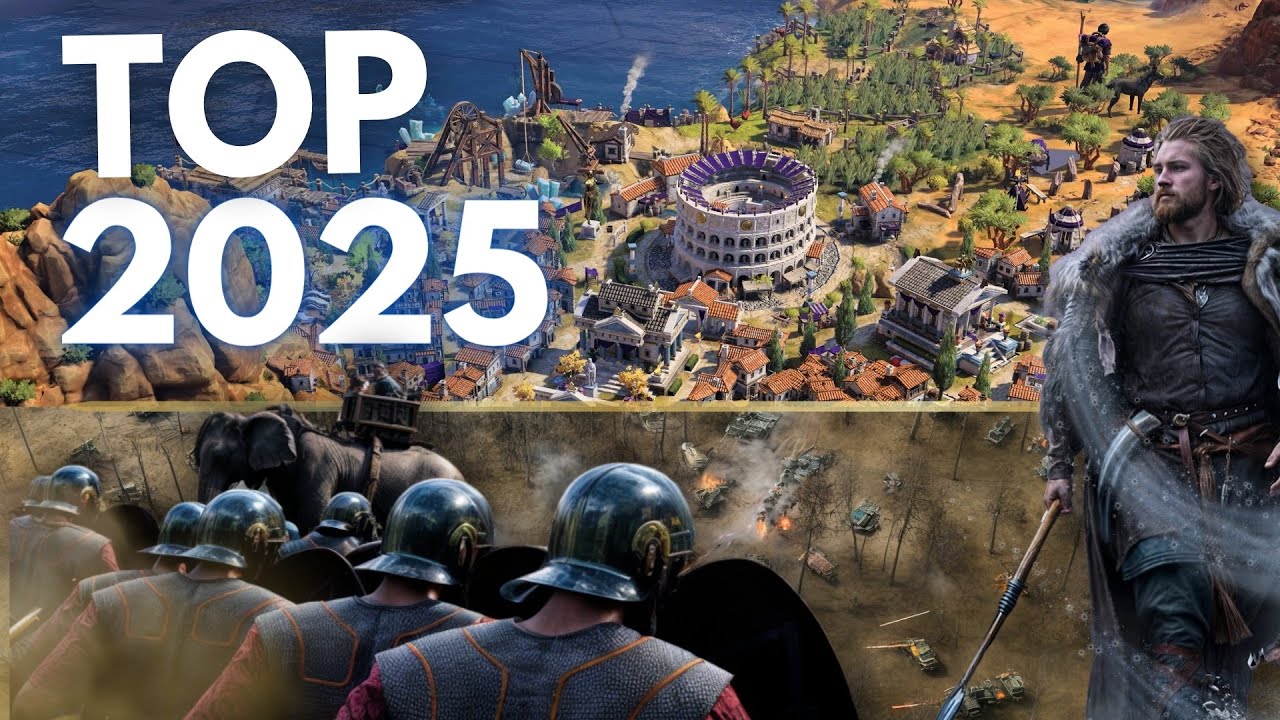 MELHORES Lançamentos dos JOGOS de ESTRATÉGIA 2025