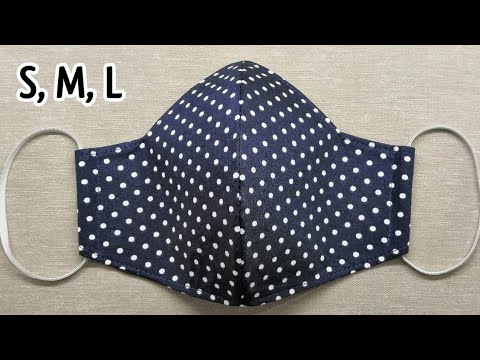 Very Easy New Style Pattern Mask - Face Mask Sewing Tutorial - Anyone Can Make This Mask Easily