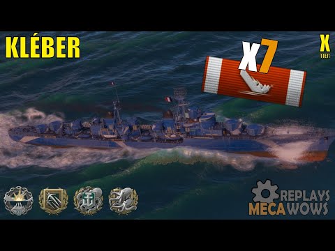 Kléber 7 Kills & 177k Damage | World of Warships Gameplay