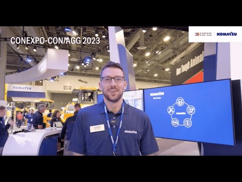 Komatsu CONEXPO 2023 booth tour