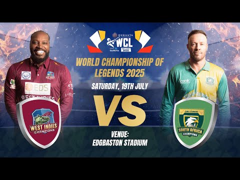 Mr. 360 ABD Returns! To Cricket | SA Champions Win Bowl-Out vs WI | Match Highlights - WCL S2 2025